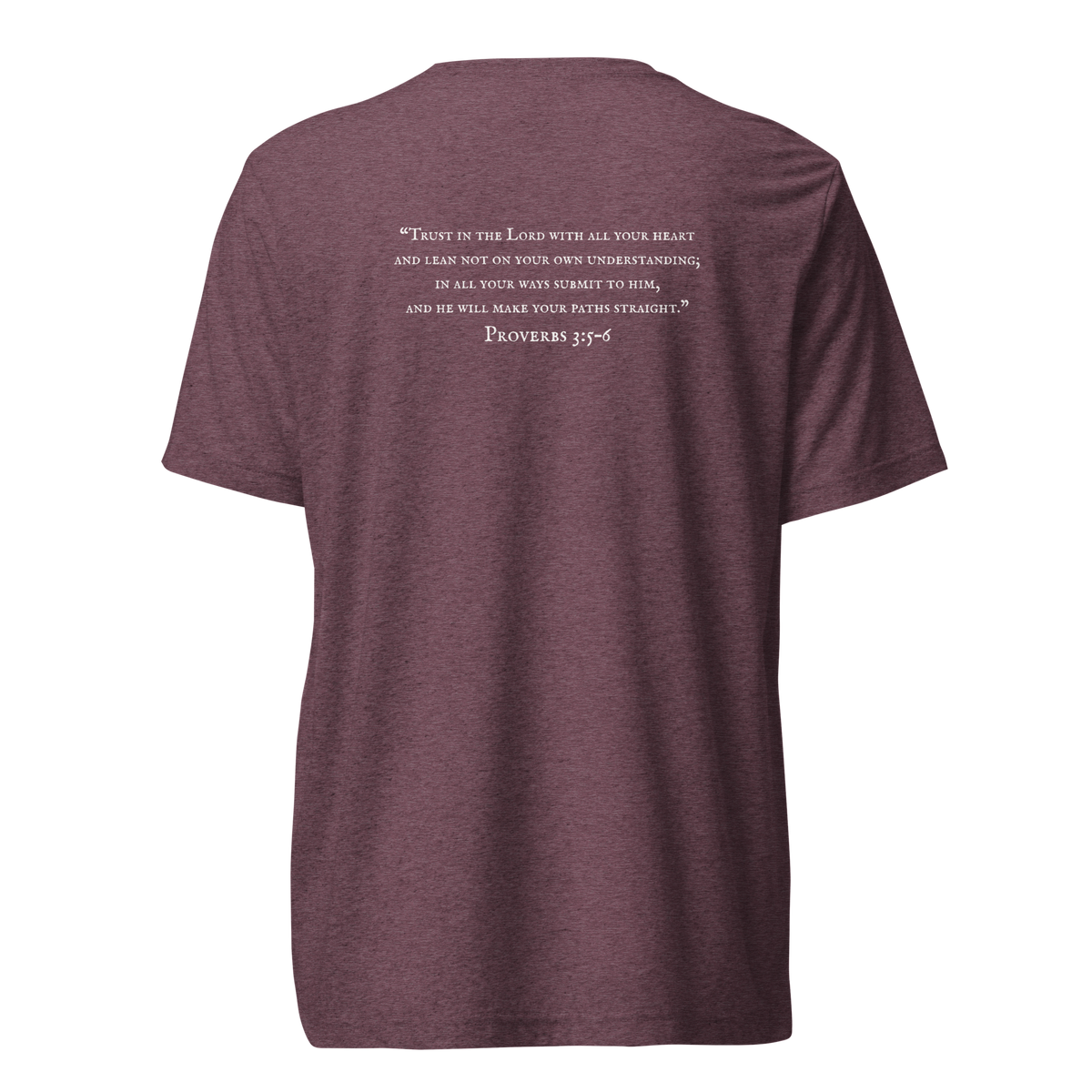 Rooted Reps Proverbs 3:5-6 Short sleeve t-shirt